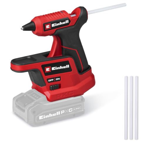 Einhell Pistola termofusible con batería TE-CG 18/7 Li-Solo