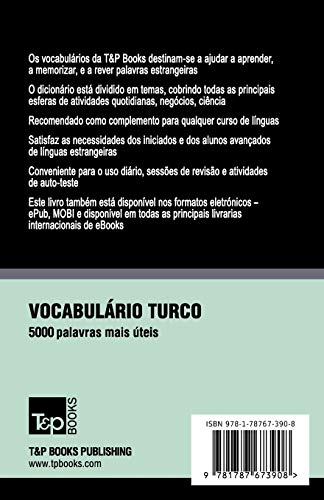 Vocabulário Português Brasileiro-Turco - 5000 palavras: 177