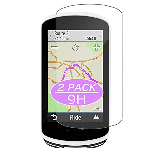 2枚 VacFun ガラスフィルム ， ガーミン GARMIN EDGE 1030 向けの 強化ガラス フィルム 保護フィルム 保護ガラス ガラス スマートウォッチ と互換性のある 液晶保護フィルム 腕時計（非 ケース カバー ）
