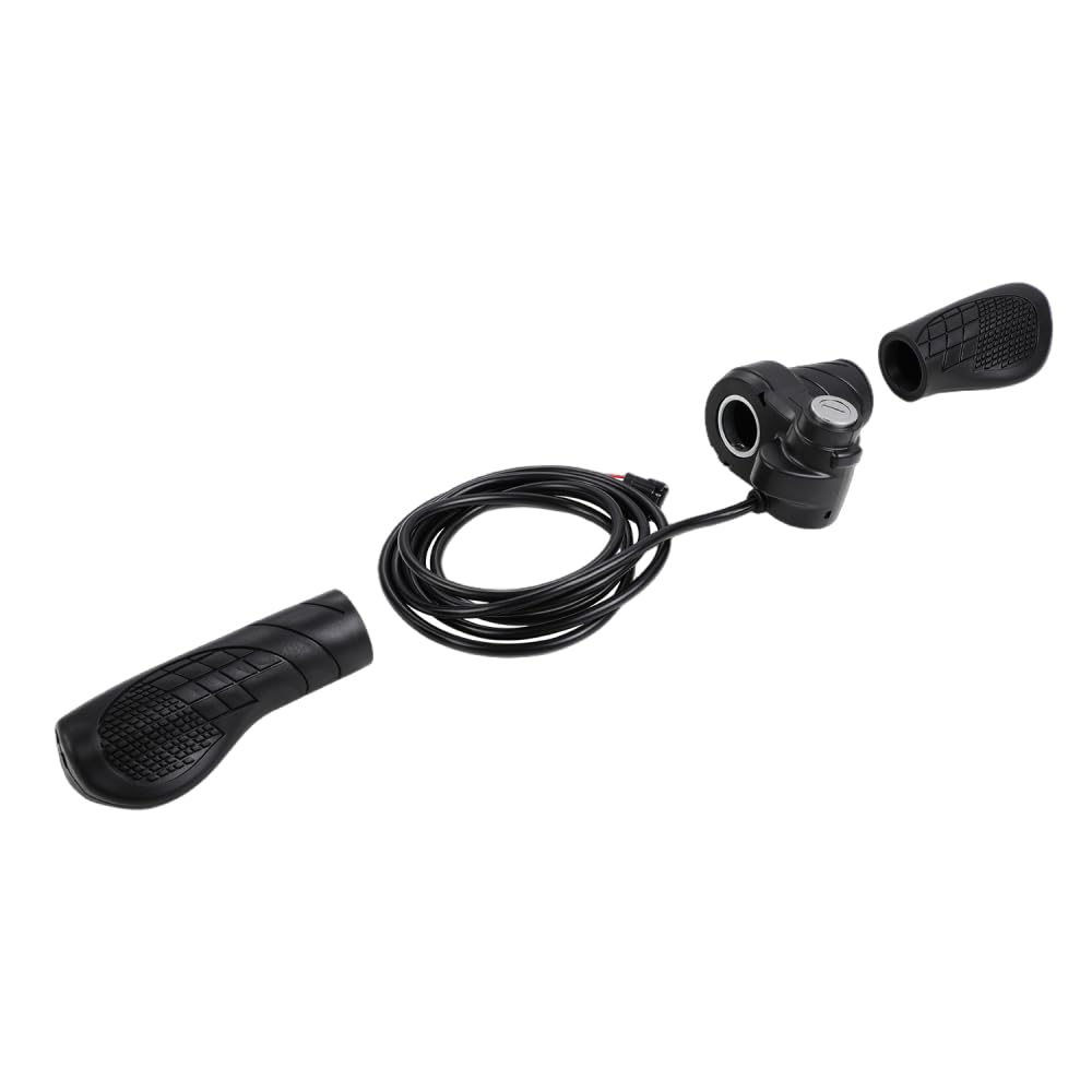 Acceleratore Torsione Bici Elettrica Acceleratore Manubrio Della Bici Elettrica Pneumatici Larghi Cavo per Ridstar Q20 Ebike Nero