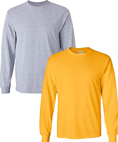 Image of Gildan Men's Ultra Cotton Long Sleeve T-shirt, Style G2400