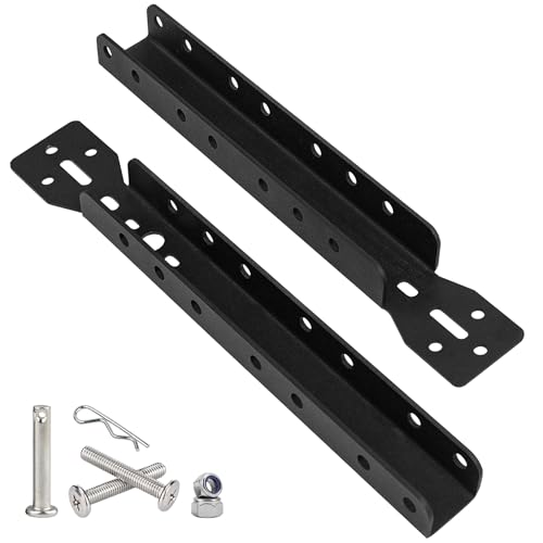 VANROUG Garage Door Opener Bracket, Black Steel, Door Mount, Garage Door Parts Adjustable Reinforcement Bracket by VANROUG - Used condition - US$15.59