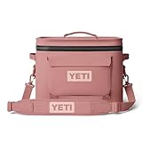YETI Hopper Flip 18 Soft Cooler with YETI 3L Sidekick Bundle, Sandstone Pink
