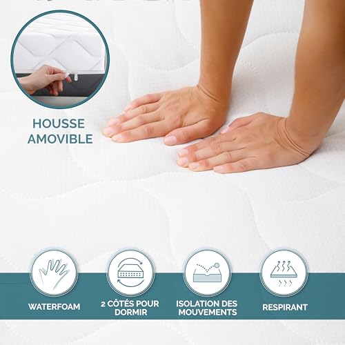 Matelas Queen 160x190 Mémoire de Forme 20cm Tanhk