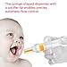 BabyX Kids Baby Oral Syringe & Dispenser Calibrated for Liquid Medicine, Reduce Mess, Easy Way to Orally Administer Medication, Includes Bottle Adapter, 2 Pack