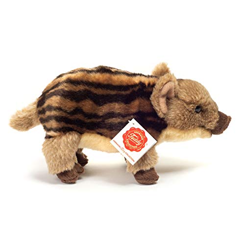Teddy Hermann 90832 Wildschweinfrischling 22 cm, Kuscheltier mit idealem Recyclinganteil (Füllmaterial)