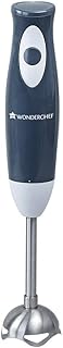 Wonderchef Ultima Plus Electric Hand Blender |Portable | Easy Control Grip I 300W Powerful Motor|Single Push Button Operation| Sharp Food Grade Anti Rust Stainless Steel Blades|2 Year Warranty | Black