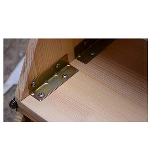 Taburete de escalera interior de madera natural para ahorrar espacio 8