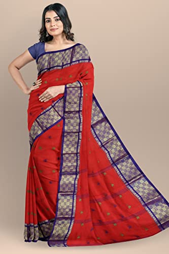 Image of Woven Tangail Pure Cotton Saree