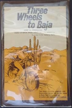 Hardcover Three wheels to Baja Book