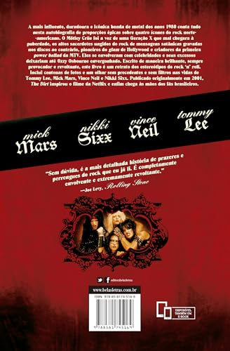 The Dirt: Confissões da banda de rock mais infame do mundo