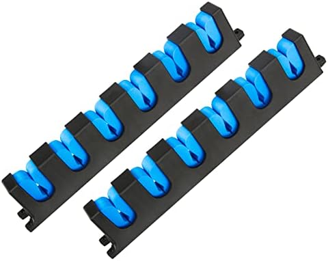 Go Pal Horizontal Fishing Rod Holder Store 6 Rods or Fishing Rod Combos Wall Mounted Fishing Rod Rack for Garage, Horizontal 6-Rod Rack