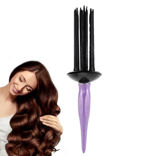 Pettine per arricciare i capelli, pettine arricciacapelli, spazzola arricciacapelli per bigodini, pettine arricciacapelli, parrucchiere per capelli ricci, pettine per arricciare, sollevare