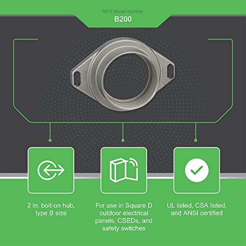Conduit hubs en érable B200cp Votre source avec double filetage robuste