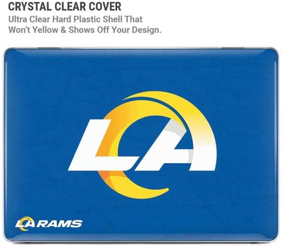 Skinit Case + Skin Compatible with MacBook Air 13in (2020) - Officially Licensed NFL Los Angeles Rams Distressed Design