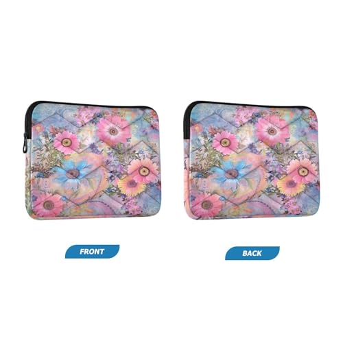 Funda colorida floral para laptop 13-14 pulgadas, impermeable miniatura 2