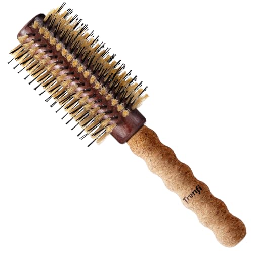 TRENFI Boar Bristle Hair Brush with Nylon, 2.5