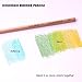 KALOUR Colorless Blender and Burnisher Pencils Set,Non-pigmented, Wax Based Pencil,perfect for Blending Softening Edges,ideal for Colored Pencils,Art Supplies for Artists Beginners(6 Pencils Total)