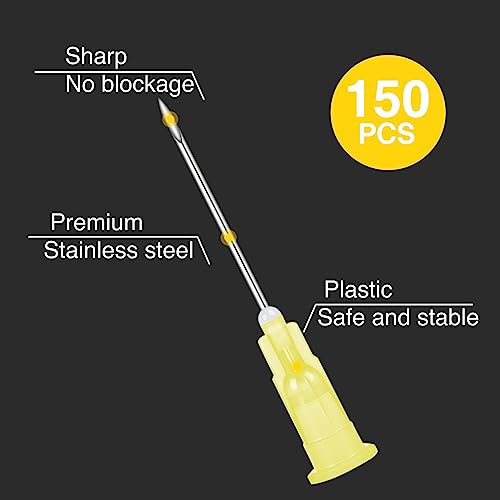 Image of TENKAIWICK 20Ga 1 Inch Luer Lock for Scientific Lab Measuring,Individually Wrapped