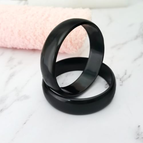 JSEA 2pcs Acrylic Candy Color Bracelets Set Small Wrist Womens Wide Bracelet Bangles4