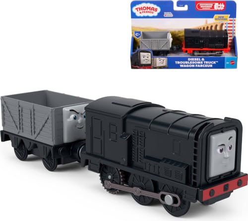 Image of THOMAS & FRIENDS Motorized Diesel Engine & Troublesome Truck Vehicle
