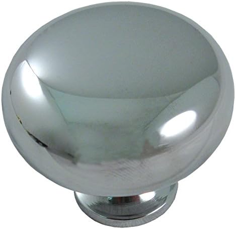 Stone Harbor Hardware Bi-Fold Closet Door Knob, 1-1/2 Inches, Satin Chrome