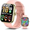 Reloj inteligente 2026 para hombres y mujeres (responder/hacer llamadas), rastreador de actividad HD de 1.96" para correr, resistente al agua IP68, podómetro, monitor de sueño, pasos, actividad y frecuencia cardíaca, más de 110 modos deportivos para Android, rosa 2