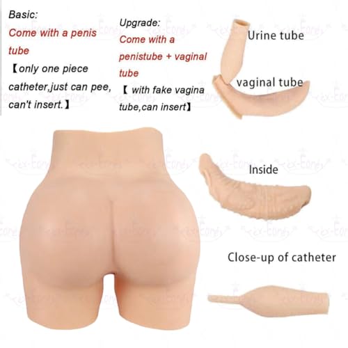 Pantalones de silicona para la vagina falsos que eliminan marcas y realzan los glúteos bajos 5