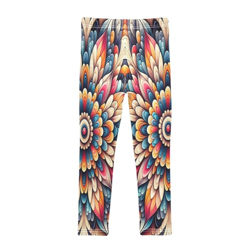 Toddler Girls Leggings Printed Yoga Pants Leggings Bohemia Flower for Kids2