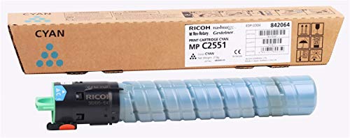 Ricoh À rendement élevé cyan original cartouche de toner pour Gestetner MP C2551 Nashuatec MP C2551 NRG MP C2551 Rex Rotary MP C2551 Aficio MP C2551 - vue 3