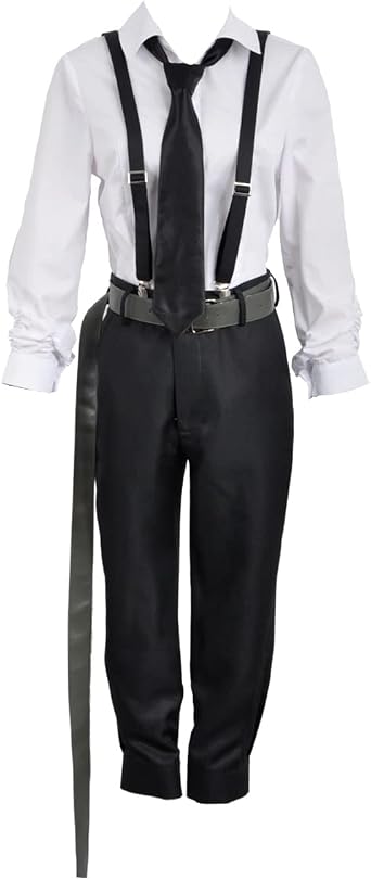 Weixu Nakajima Cosplay Costume Uniform Suit with Tie Halloween Party Outfit