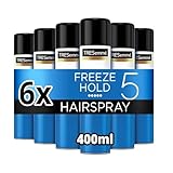TRESemmé Freeze Hold Hairspray – 24-Hour Frizz Control, Extra Strong Hold & No Sticky Residue or Stiffness – Long-Lasting, Humidity-Resistant Styling for Straight, Curly, or Wavy Hairstyles 400ml