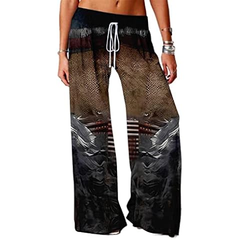 SIAOMA Native Indians Pants Women's Native American Plus Size Casual Pants Trousers(TotemB,Small) Cover