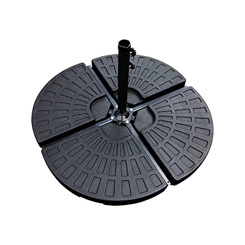 MaxxGarden Riempimento per Piede del Parasole – Per Ombrelloni con Base a Croce – Da Riempire con Sabbia o Acqua – Resistente alle Intemperie – 7,5 x 50 x 50 cm