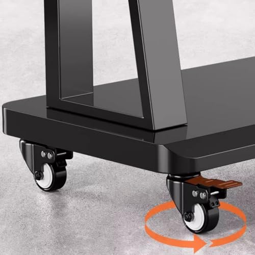 Soporte móvil para TV de piso universal con ruedas miniatura 3