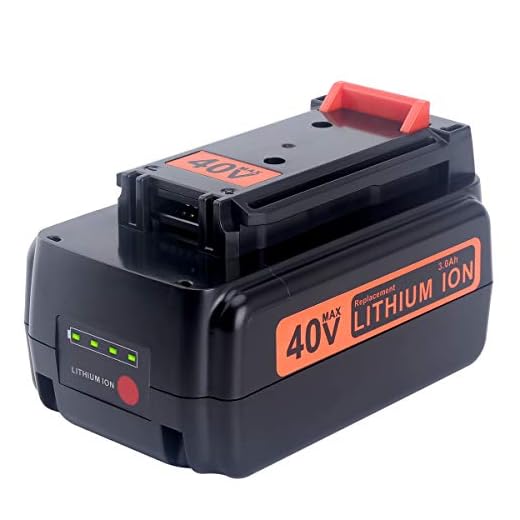 Biswaye 40V MAX 3.0Ah Lithium Battery Compatible with Black & Decker 36V/40V Max Battery LBX2040 LBX1540 LBX2540 LBXR2036 LBX2240 LBXR36 36V/40V Max Power Tools
