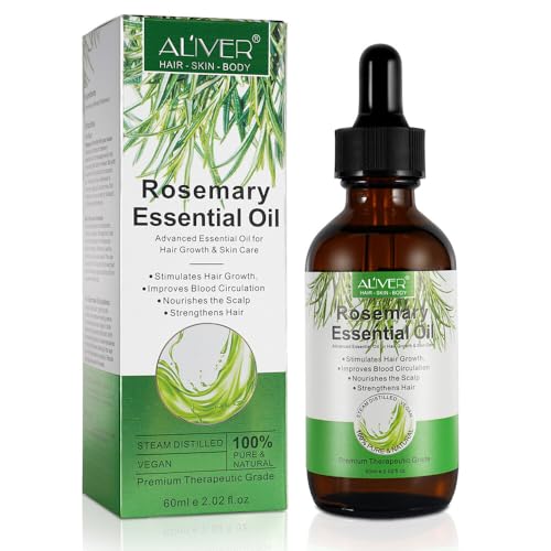 Rosemary Oil for Hair Growth Rosemary Oil for Hair Loss Damaged Hair Stimulates Hair Growth, Nurshes Dry Scalp