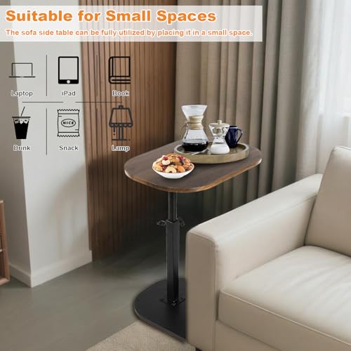 Table dappoint TV design noyer brillant structure de prestige - 8