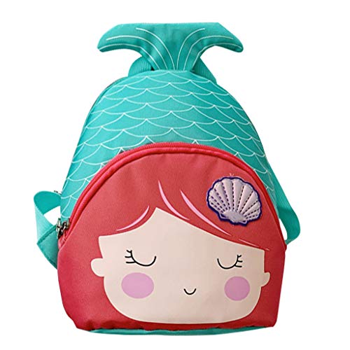 Preisvergleich Produktbild Babyrucksack Kindergartenrucksack Kleinkind Kinderrucksack Meerjungfrau Prinzessin Kleines Mädchen Junge Daypack Schultasche Nettes Spielzeug Reisetasche-3-5 Jahre Kinder Jugendliche und Studenten.