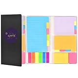 ELENTGE Haftnotizen klebezettel Haftnotizen Set Sticky Notes 410 Stück Haftnotizen Trennblätter Klebezettel Haftzettel Notizzettel Haftnotizen Trennblätter für Bürobedarf Schule Haushalt