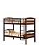 Walker Edison Solid Wood Twin Bunk Bed, Espresso