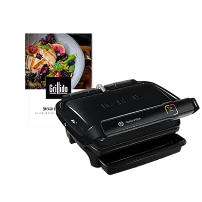 GRILLIDO X OPTIGRILL ELITE GC7508 I (GC750D in schwarz) + inkl. Grillido Rezept Booklet