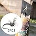 Zxpjkyu 5Pcs Houseflies for Fly Fishing Assortment Sturdy Artificial Durability #12 Fishing Lures
