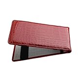 mophrati Scorekartenhalter aus PU Leder, tragbarer Distanzmesser Etui für Golfer. Das Distanzmesser Etui ist aus hochwertigem PU Leder gefertigt und verfügt über einen Golf Scorekartenhalter sowie ein