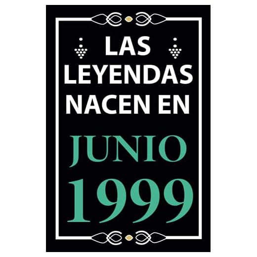 Las leyendas nacen en Junio 1999: Regalo de cumpleaños perfecto para hombre y mujer de 22 años I Cita positiva , humor I Cuaderno , diario , libro de ... I Idea original para el 22 cumpleaños