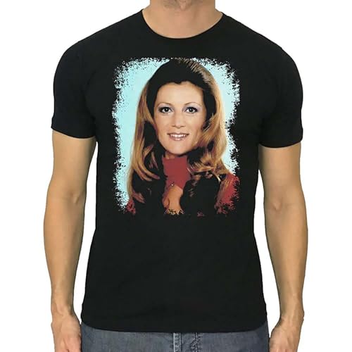 Photo de 1PCS Sheila T-Shirt French Singer Chanteuse Francaise Cotton Black M