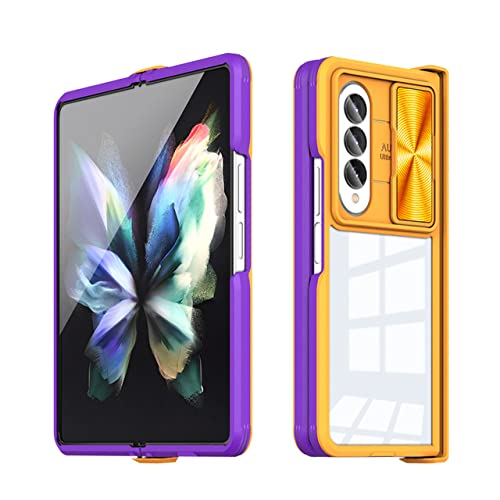 Coque Galaxy Z Fold 4 silicone avec slider caméra coulissant de protection antichoc