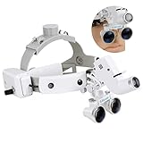 CARESHINE Dental Binocular Loupes Glasses Headband Magnifier with LED Light 3.5X-420 Optical(Ship from USA!)