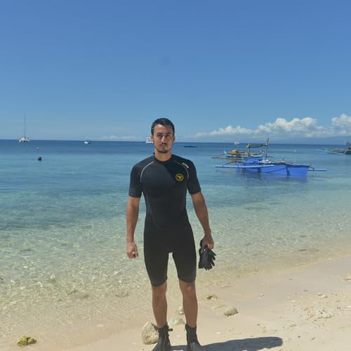 Zcco ZCCO-201 Men'S Wetsuits 1.5Mm Premium Neoprene Back Zip Shorty Dive Skin thumb #7