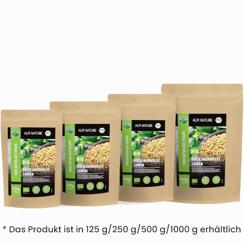 Foto von Alpi Nature Bockshornkleesamen ganz BIO 250g, Bockshornklee Gewürz